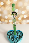 Limited Edition Power-puff Pen and Key Chain Combo