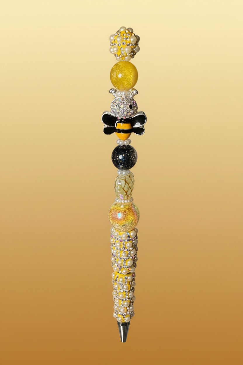 Bumblebee Beaded Pen
