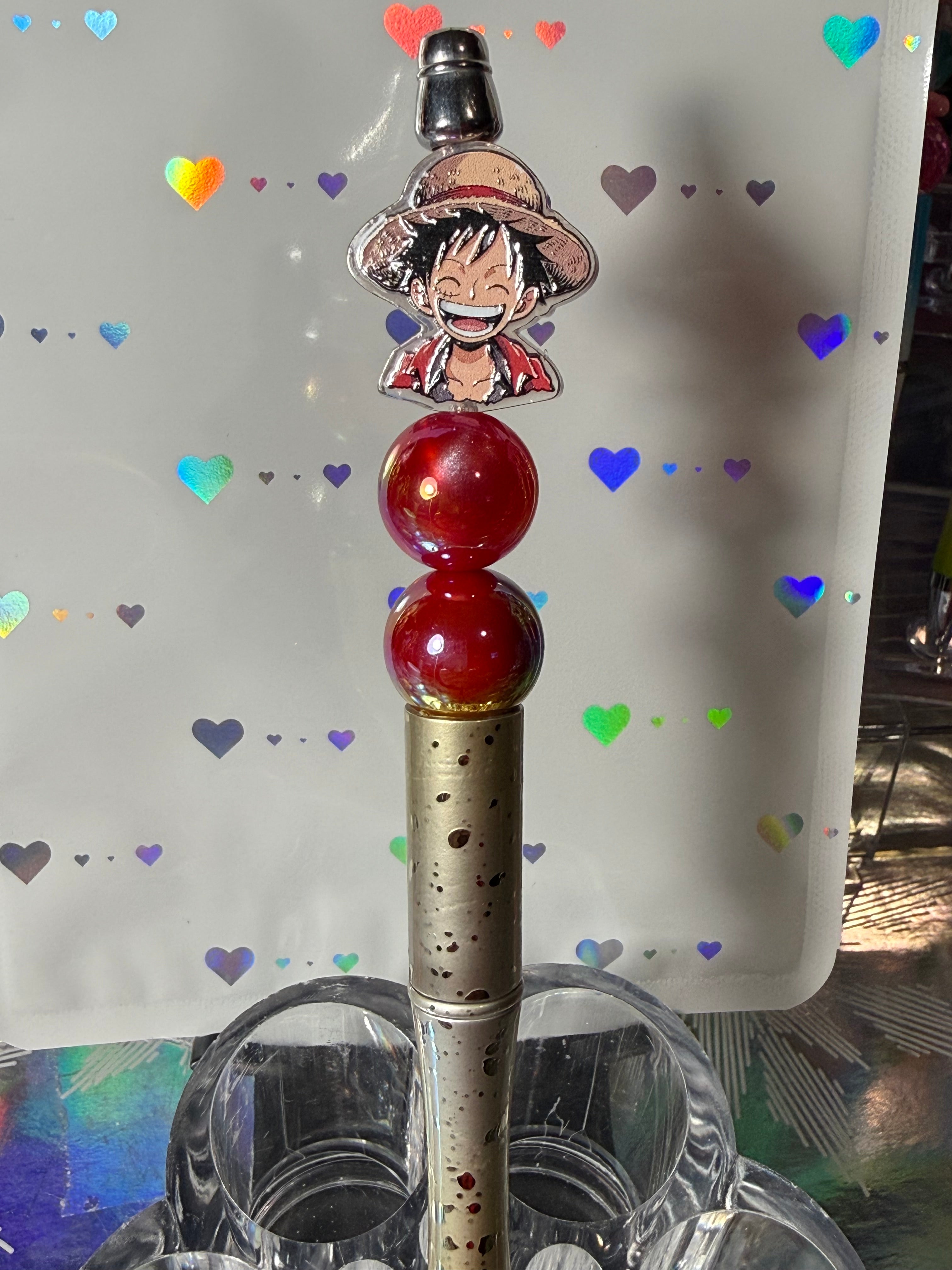 One Piece Beaded Pen