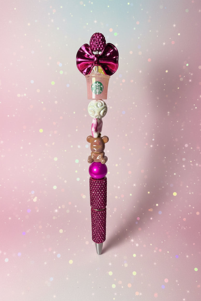 Starbucks Beaded Pen