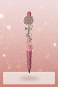 Lollipop Pink Beaded Pen