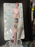 Designer Inspired TeddyBear Chanel Beaded Pen