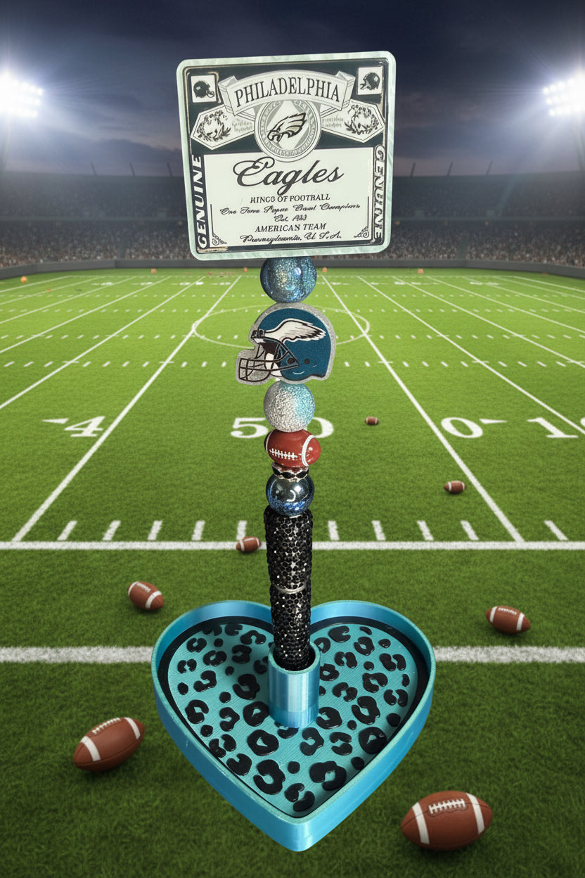Football Beaded Pen