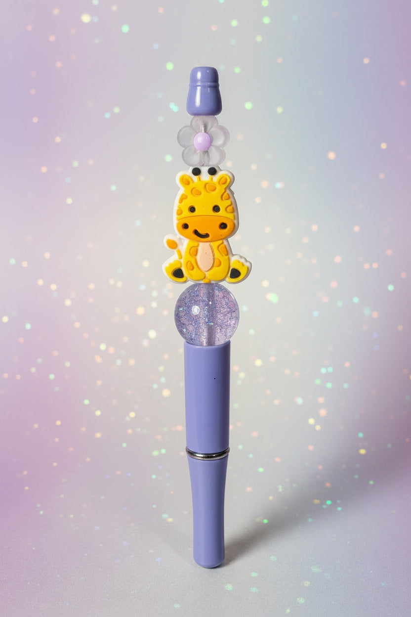 Giraffe Beaded Pen