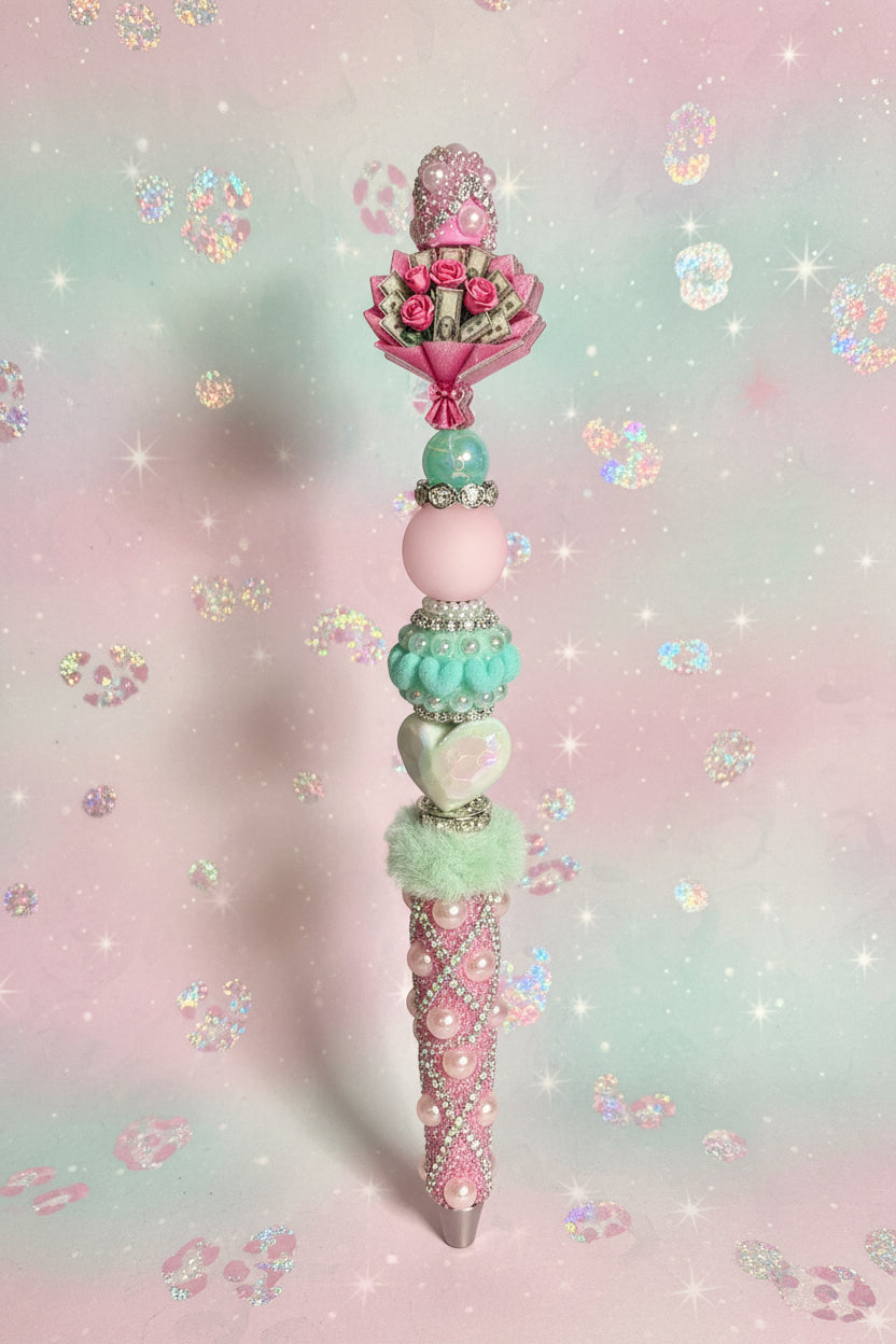 Money flower Beaded Pen
