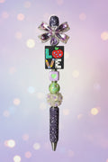 Love/Teacher Beaded Pen