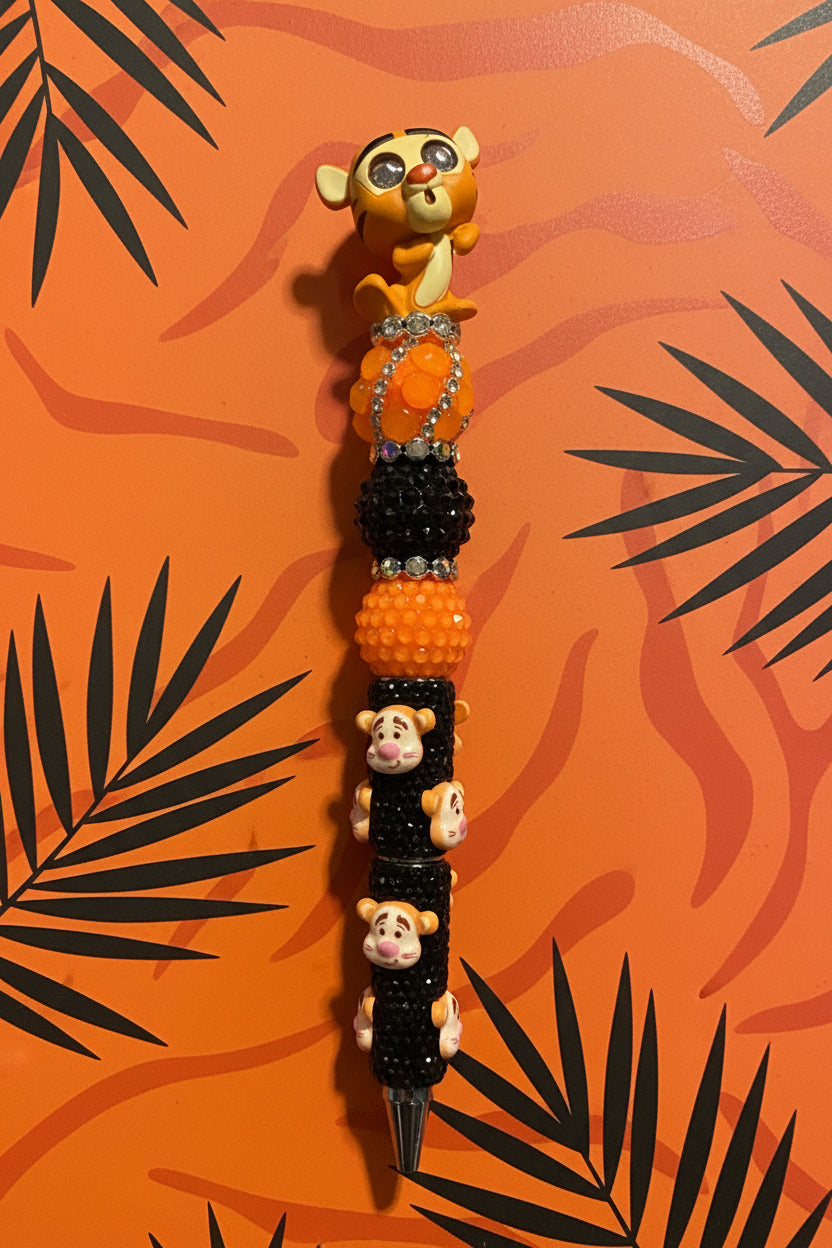 Tiger Beaded Pen