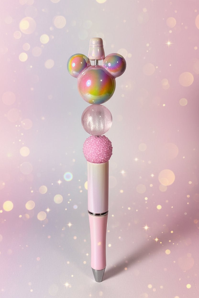Mickey Head Beaded Pen