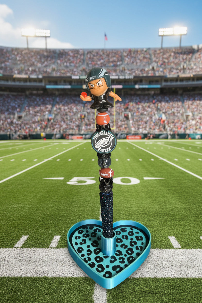Football Beaded Pen