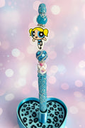 Limited Edition Power-puff Pen and Key Chain Combo