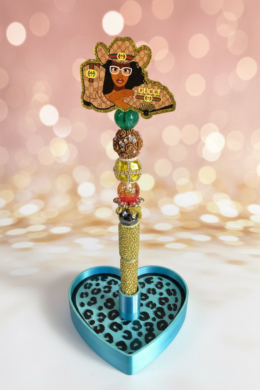 Inspired Beaded Pen Flatback
