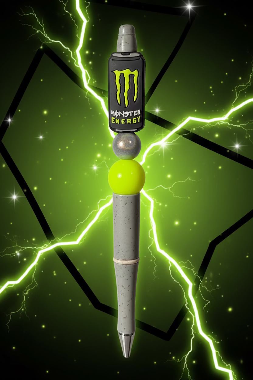 Monster Energy Beaded Pen