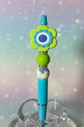 Groovy Flower Beaded Pen