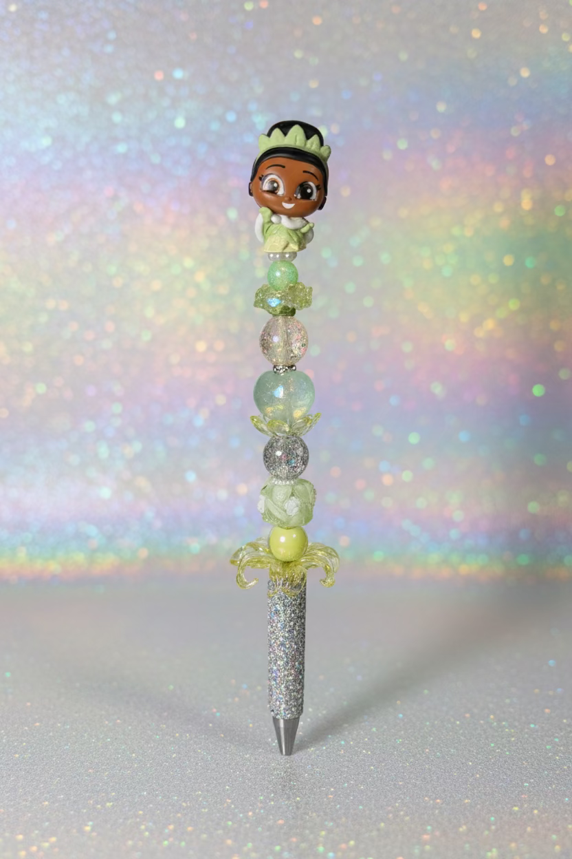 Princess Tiana Beaded Pen