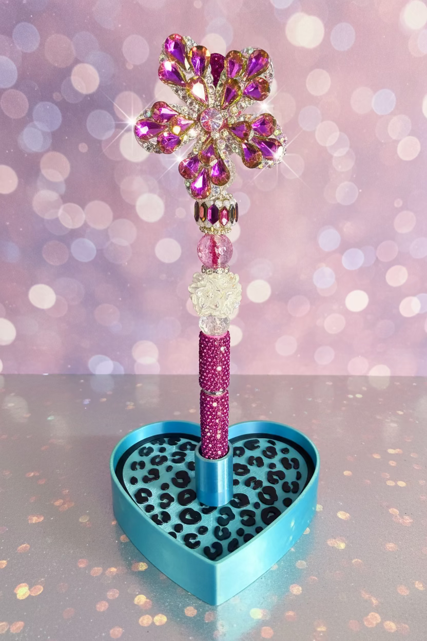 Limited Edition Floral Beaded Pen