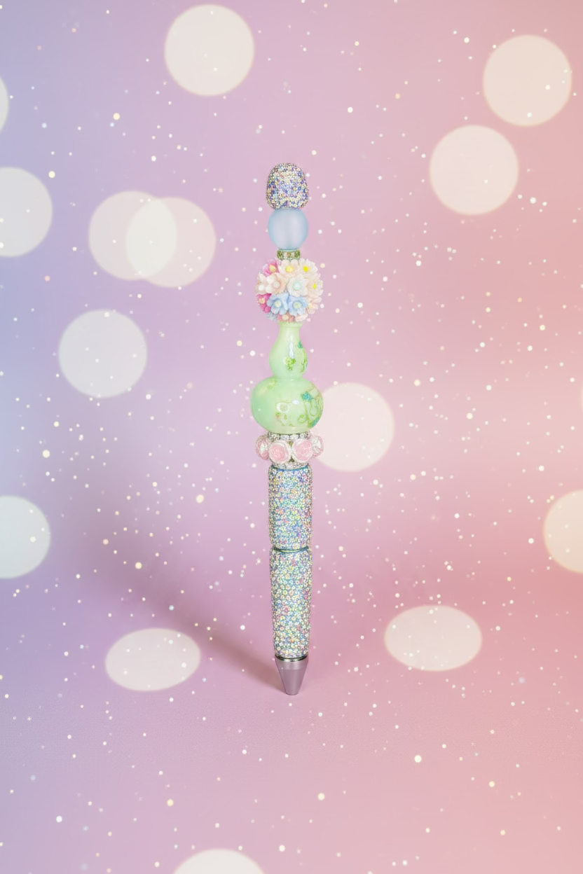 Flower vase Beaded Pen