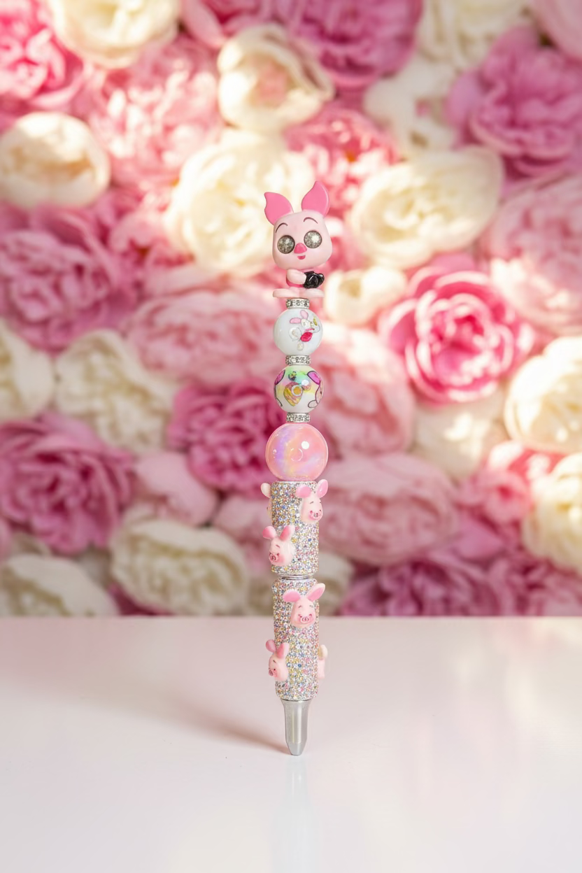 Piglet Beaded Pen