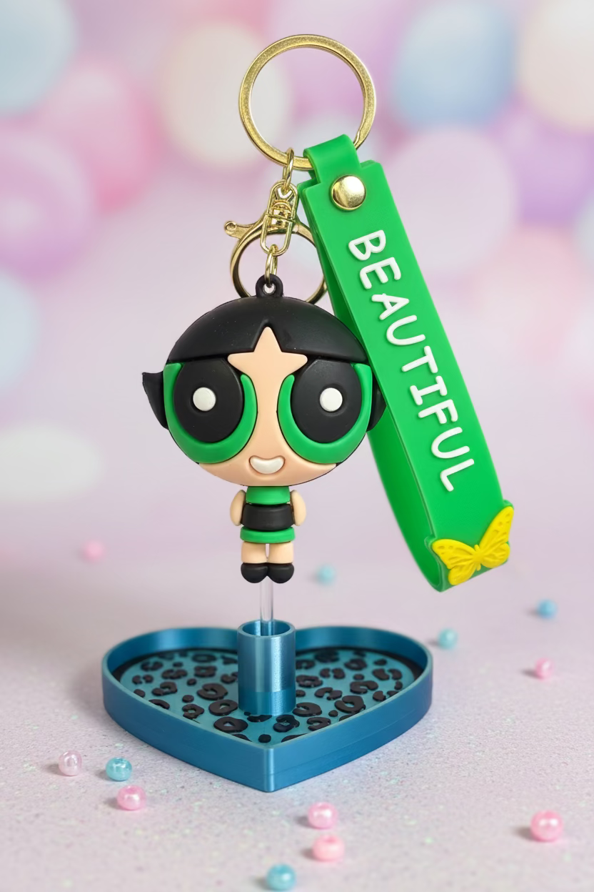 PowerPuff Girl keychain
