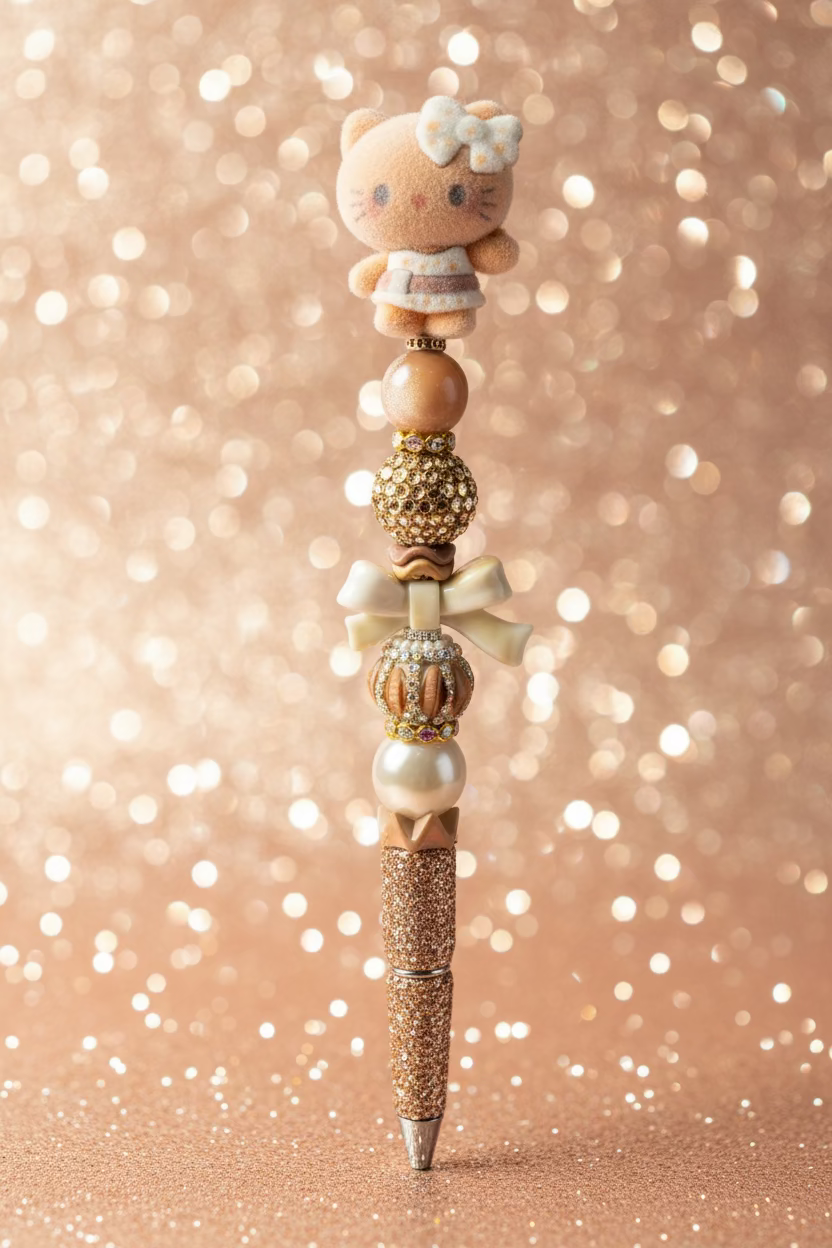 Hello Kitty Beaded Pen